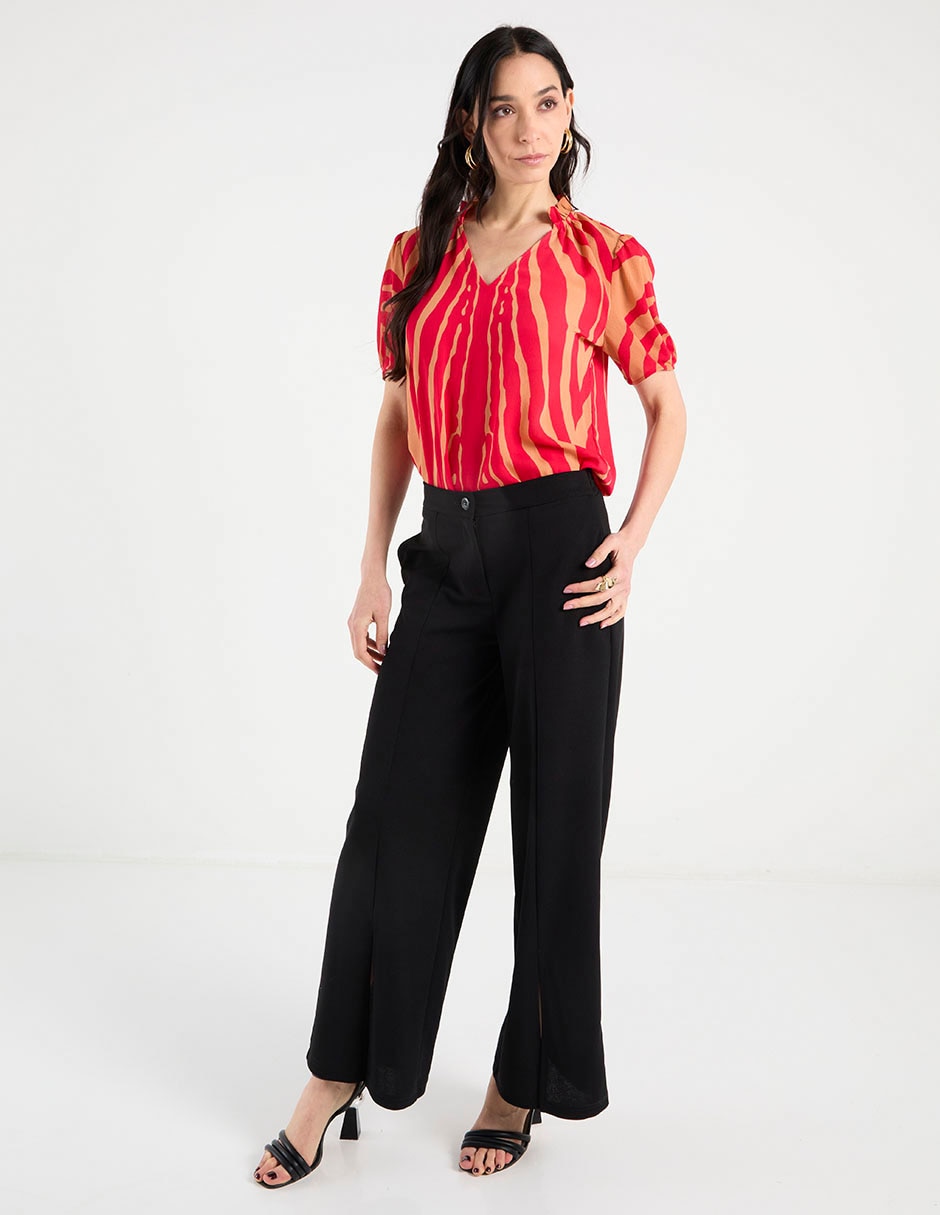 Blusa Liz& manga corta para mujer 9