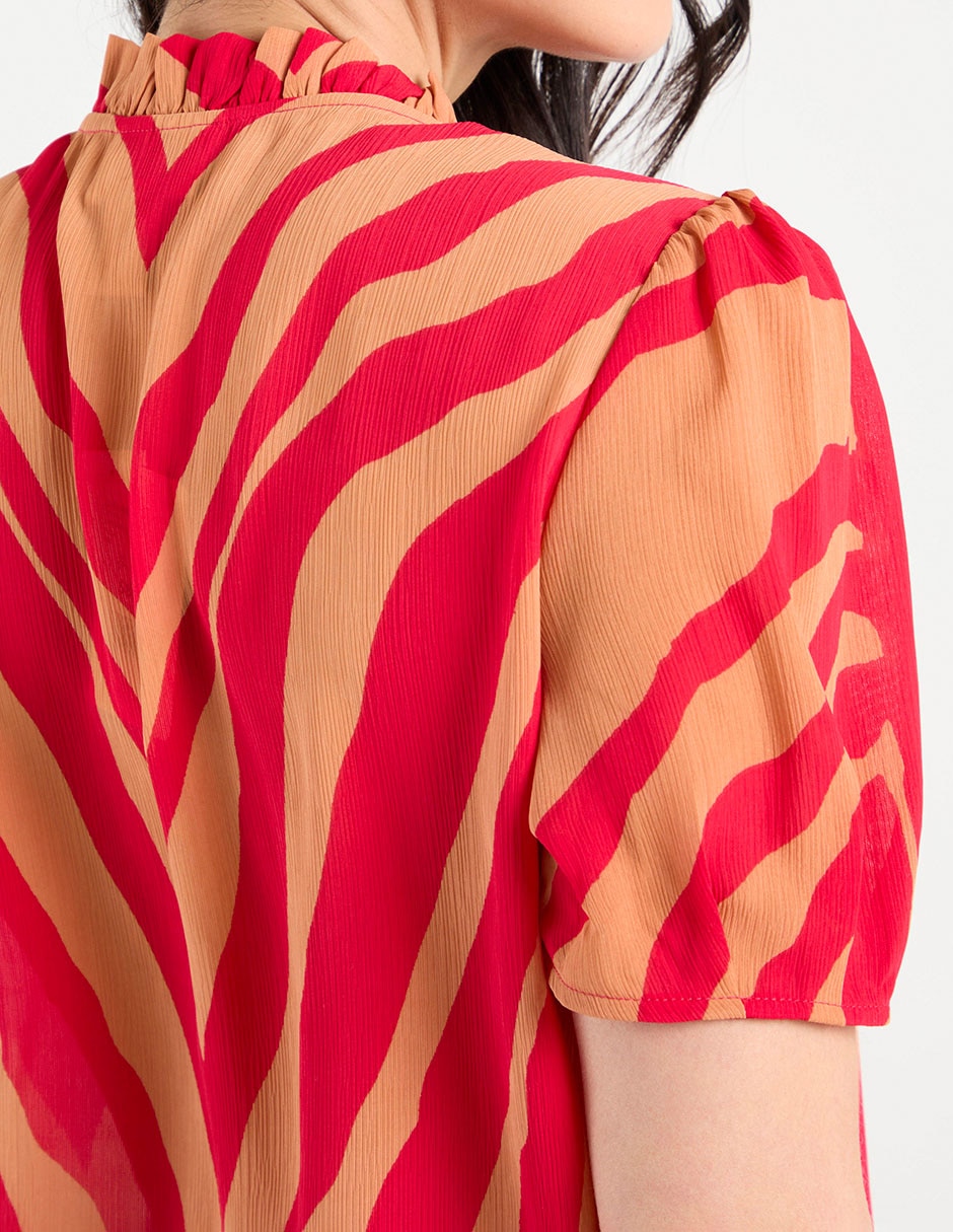 Blusa Liz& manga corta para mujer 11