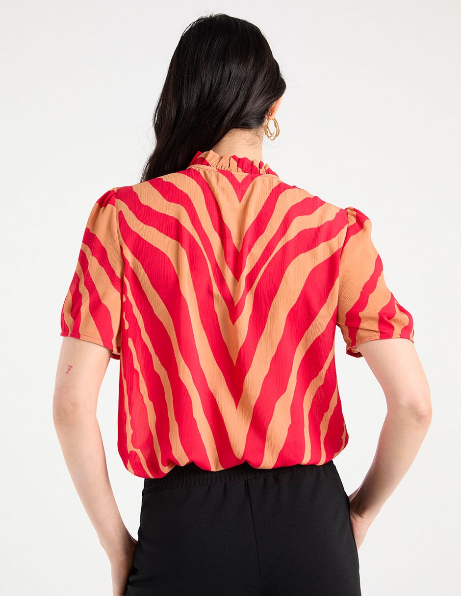 Blusa Liz& manga corta para mujer 13