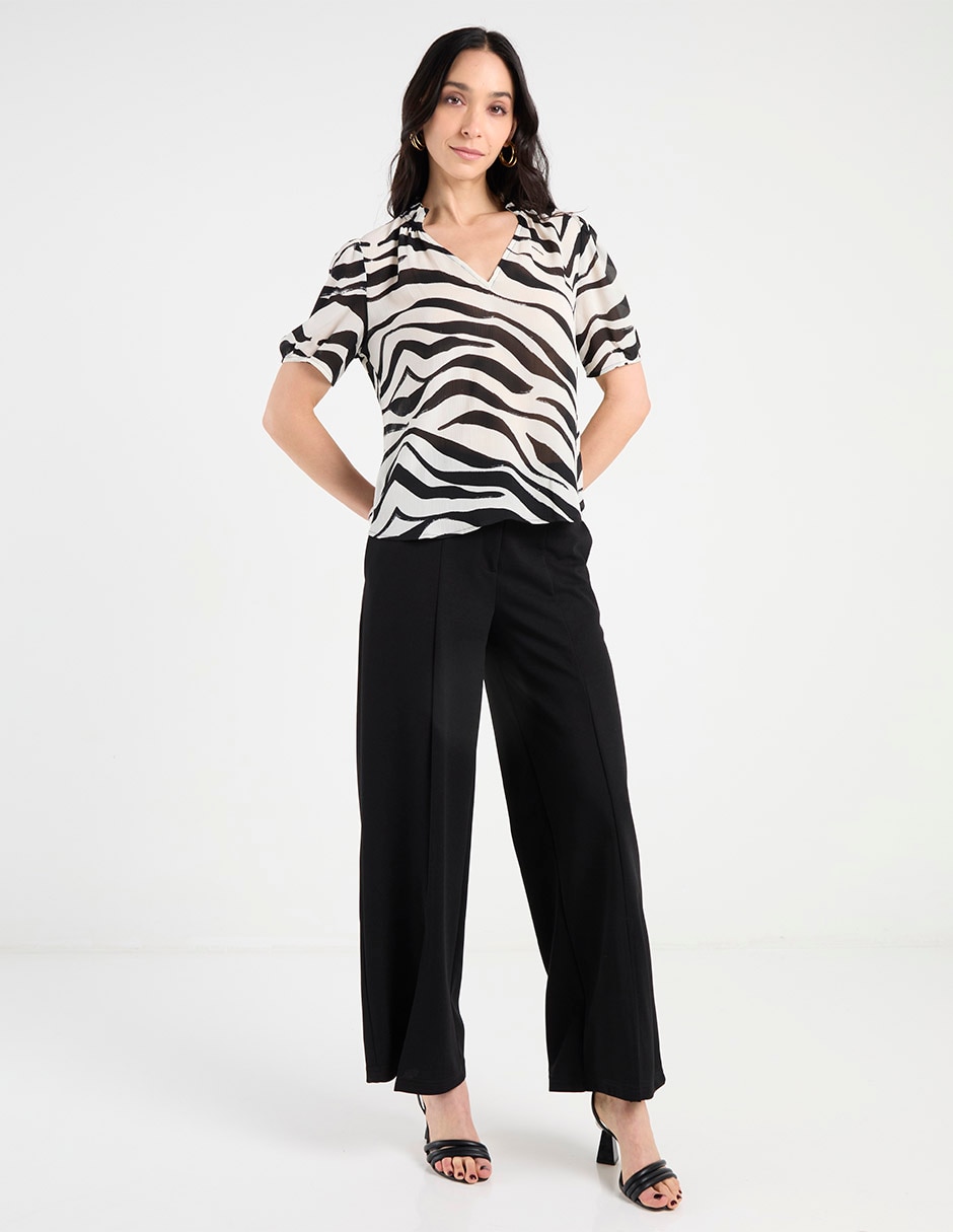Blusa Liz& manga corta para mujer 6