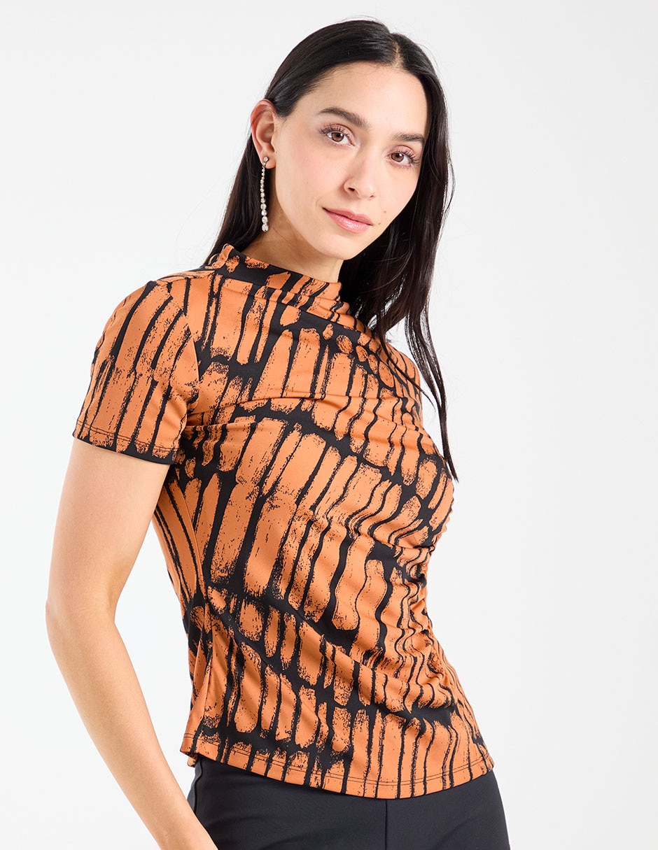 Blusa Liz& manga corta para mujer 1