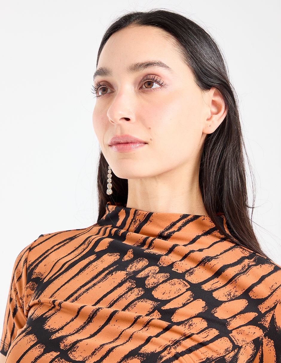 Blusa Liz& manga corta para mujer 9