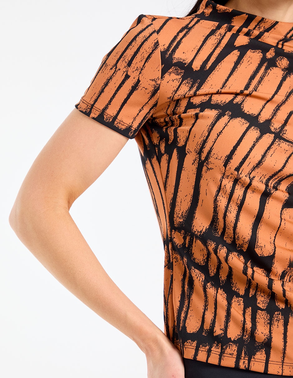 Blusa Liz& manga corta para mujer 10