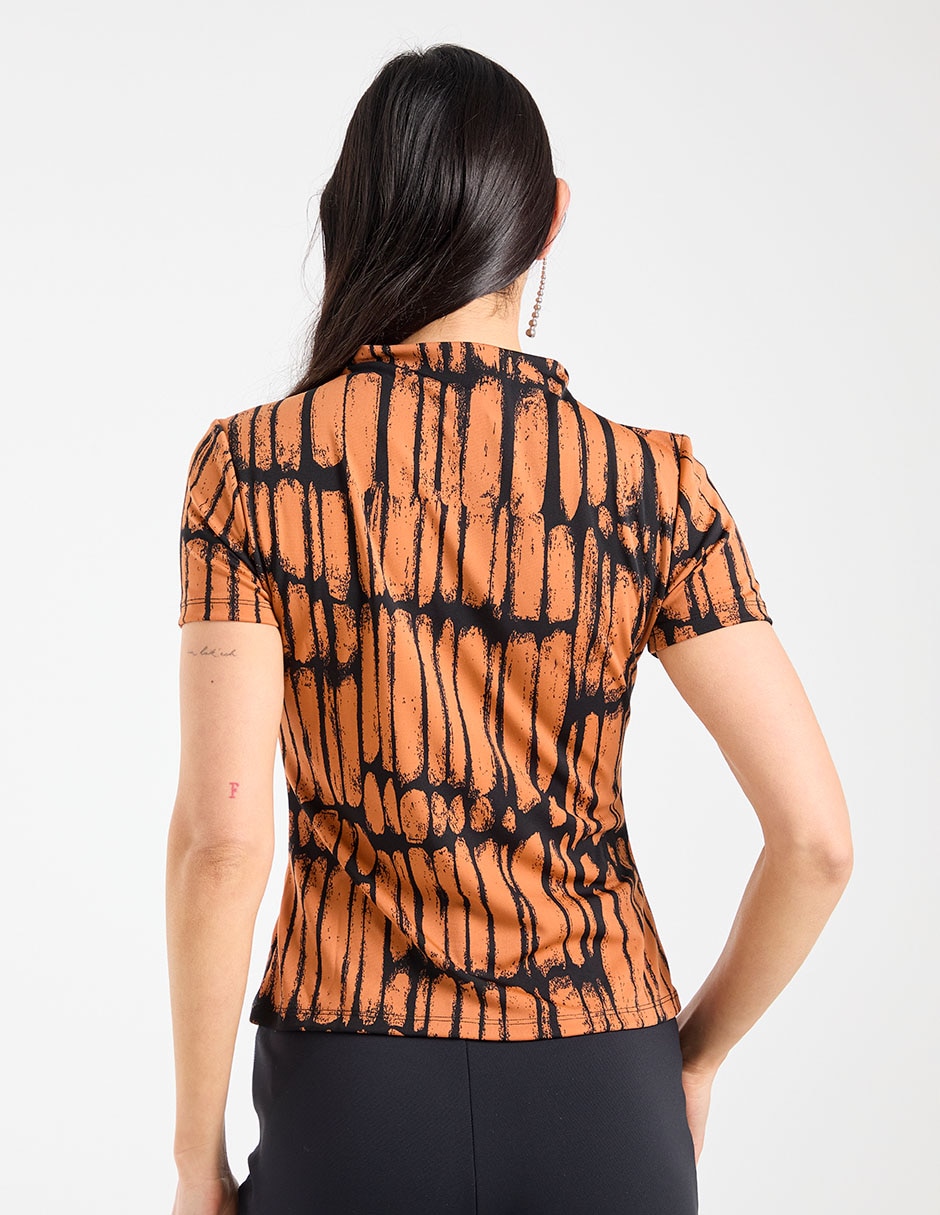 Blusa Liz& manga corta para mujer 11