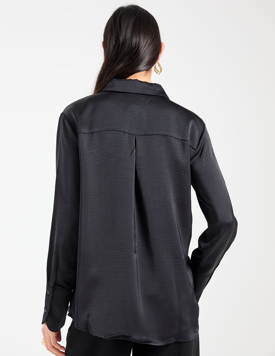 Blusa Liz& manga larga para mujer 11