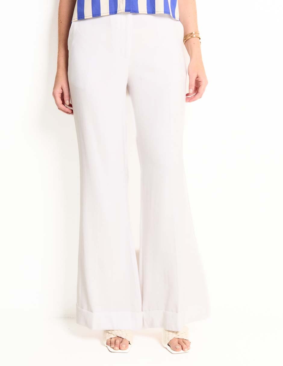 Pantalón de vestir acampanado para mujer Pantalón de vestir acampanado para mujer