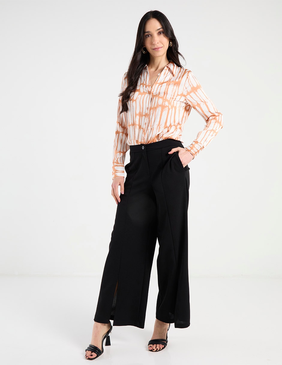 Blusa Liz&Co by Liz Claiborne manga larga para mujer