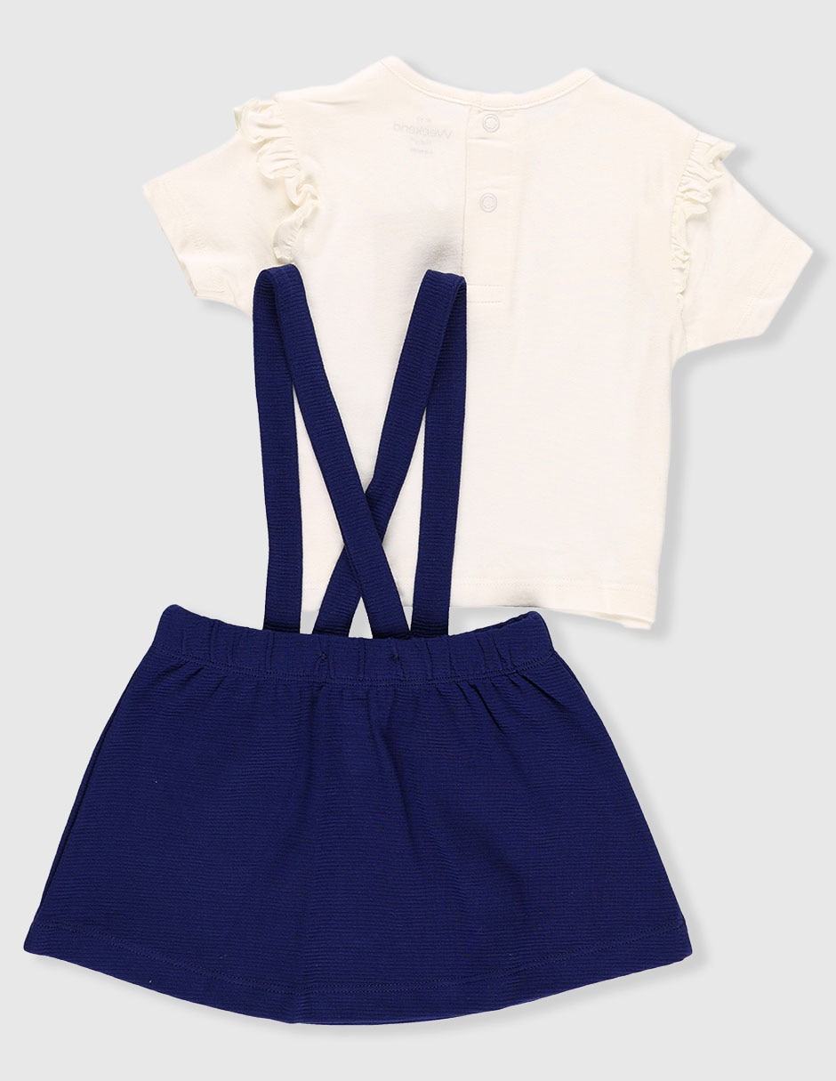 Conjunto de algodón para bebé niña