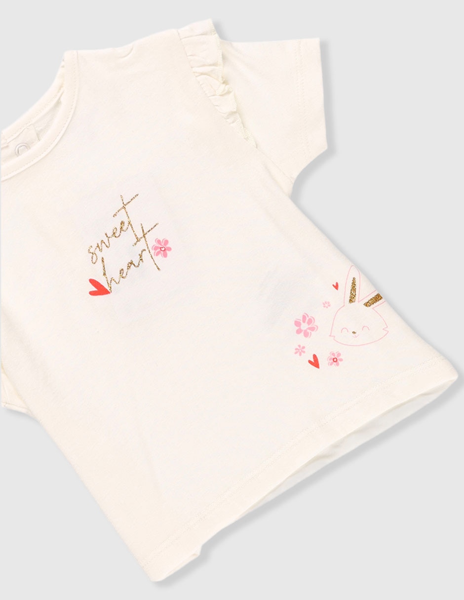 Conjunto de algodón para bebé niña