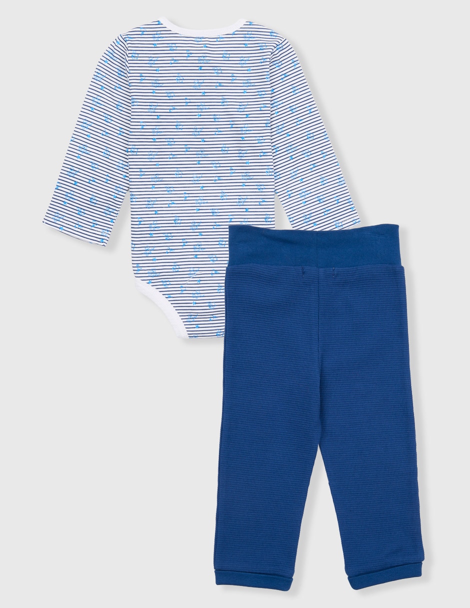 Conjunto de algodón para bebé niño 3 piezas 5
