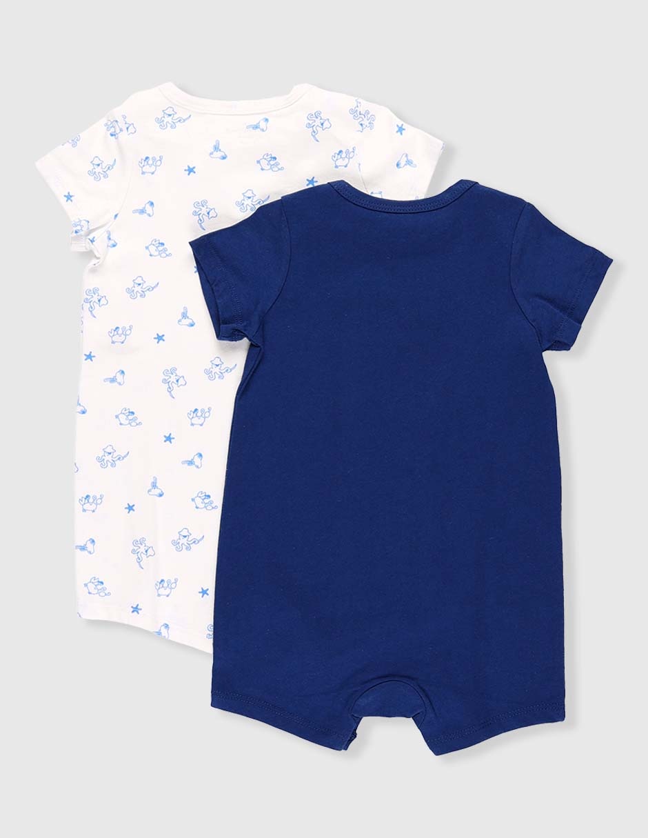 Set de pañalero de algodón para niño 4