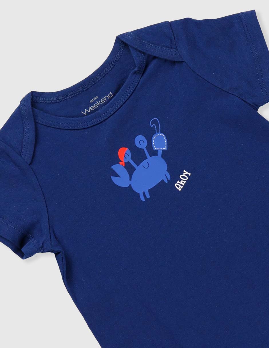 Set de pañalero de algodón para niño 2