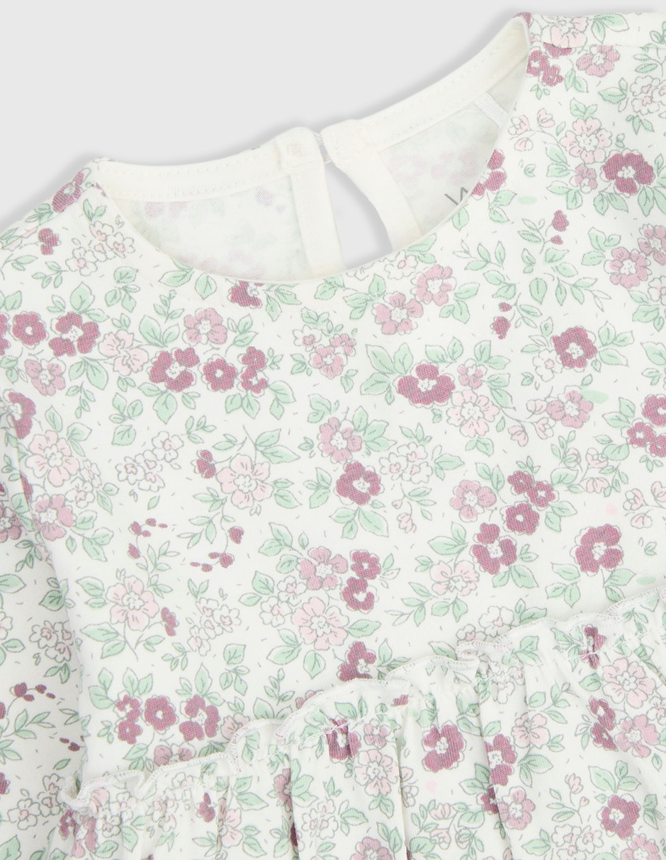 Conjunto pantalón de algodón para bebé niña 2 piezas 3