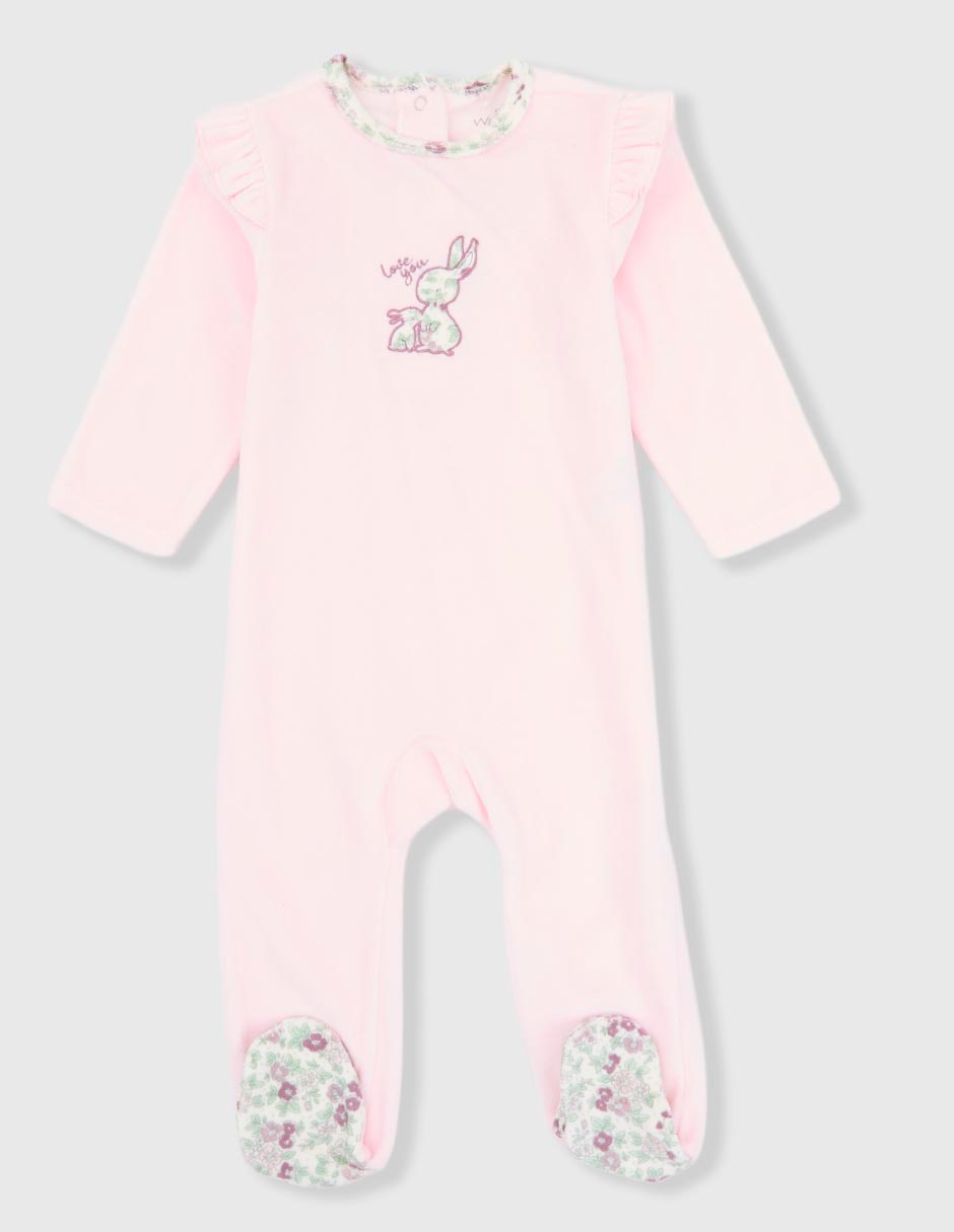 Mameluco de algodón para bebé niña 1