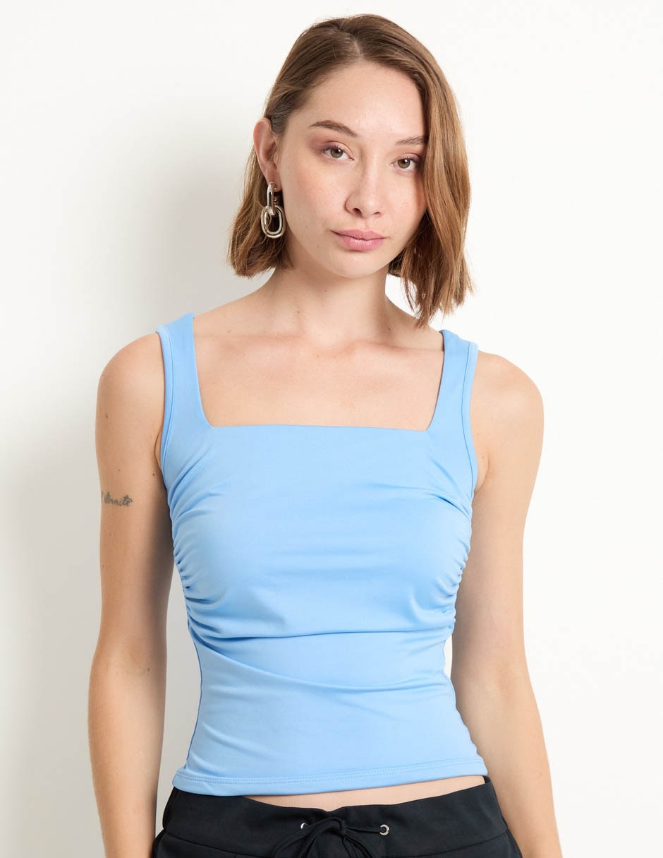 Blusa sin manga para mujer