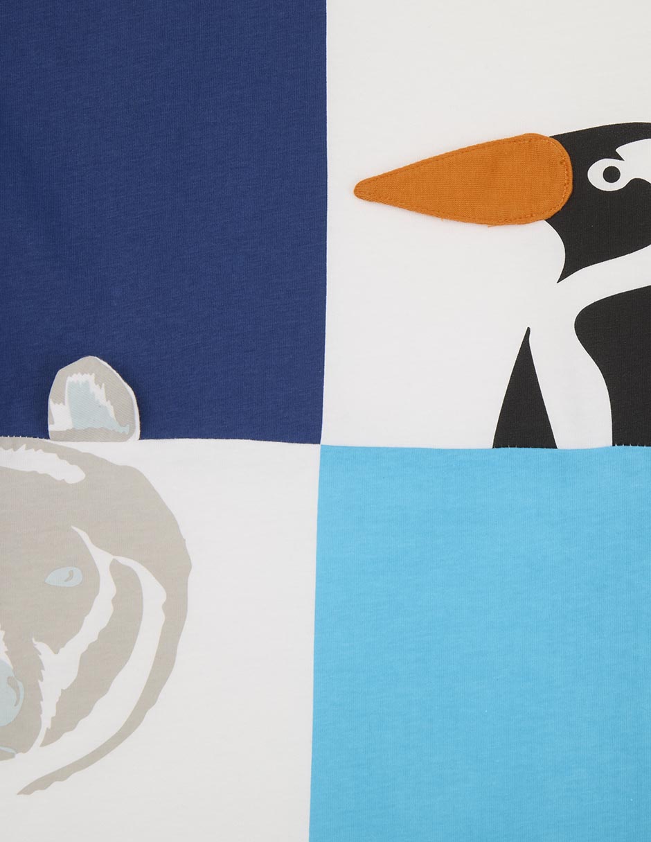 Playera manga larga para niño