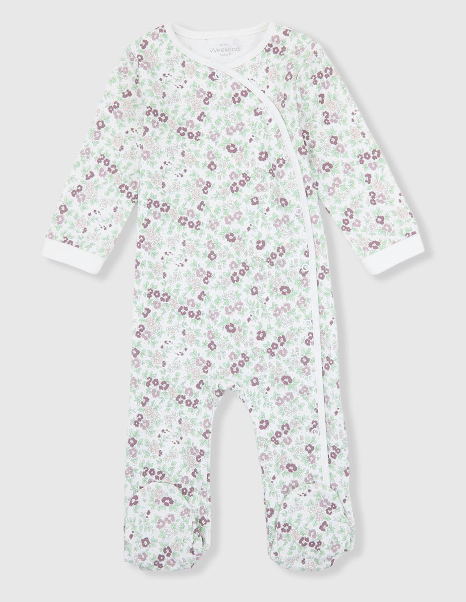 Mameluco de algodón para bebé niña Mameluco de algodón para bebé niña