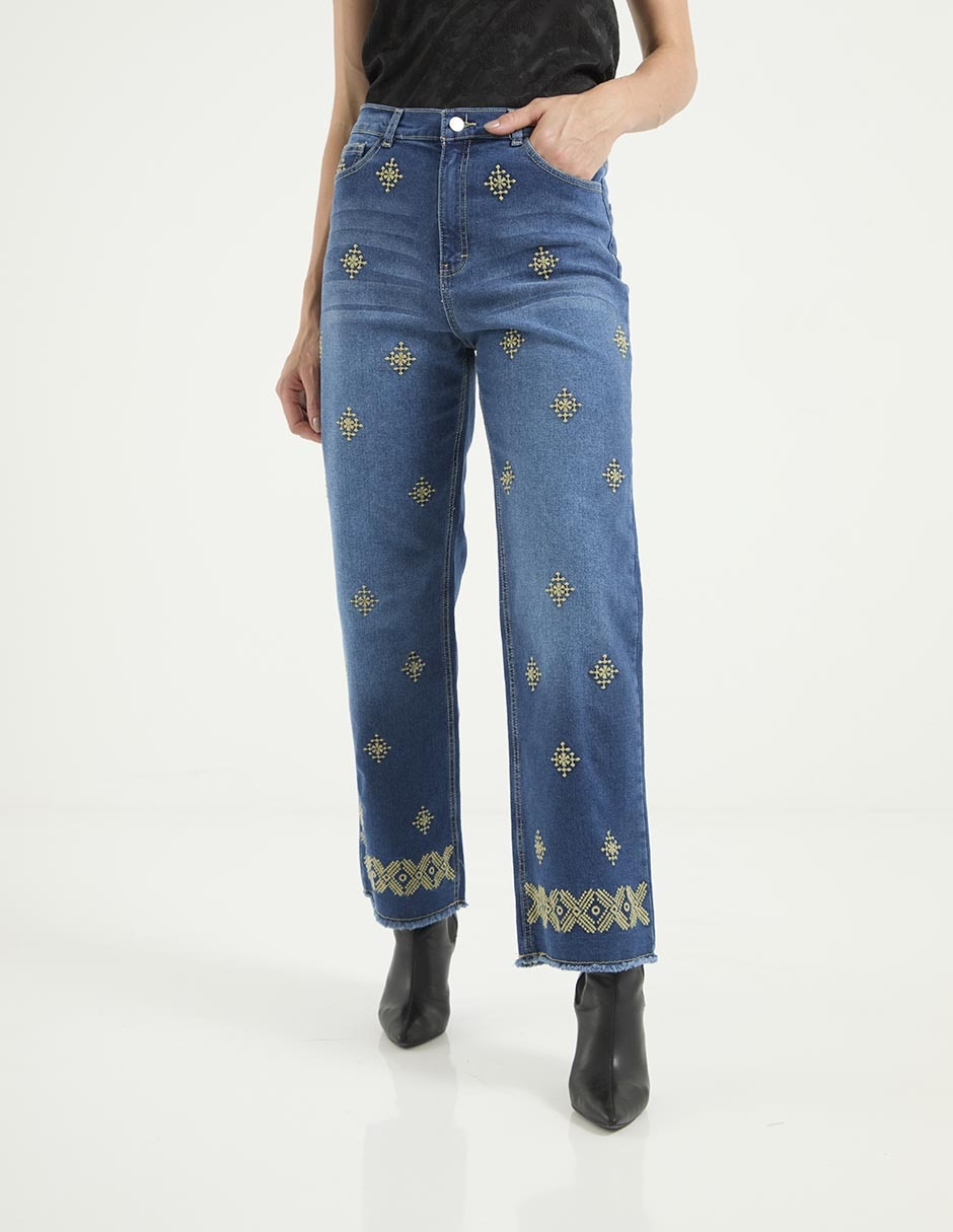 Jeans straight para mujer