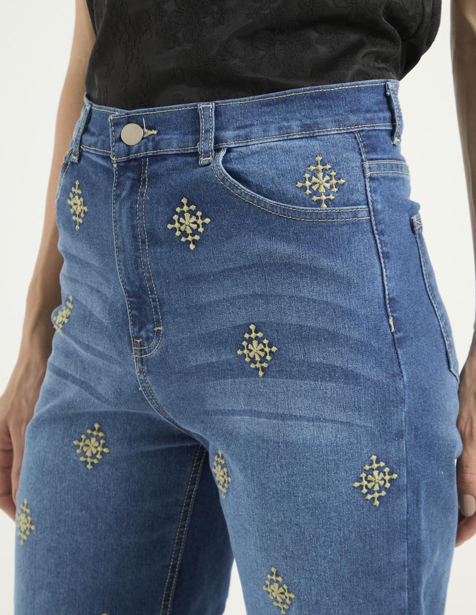 Jeans straight para mujer 2
