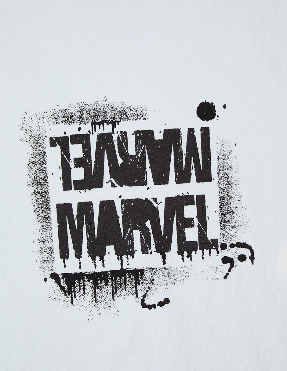 Playera Disney DTR Marvel manga corta para niño