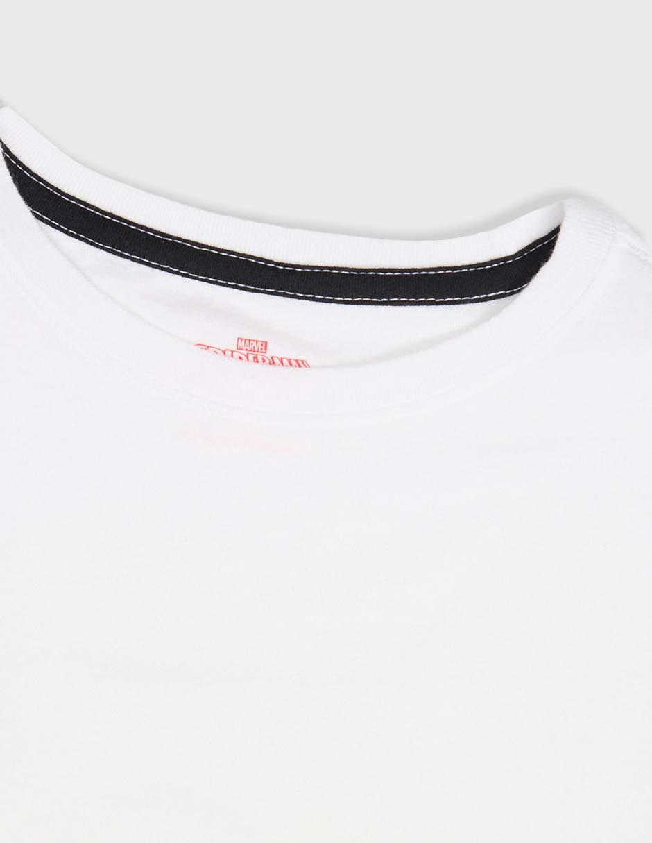 Playera Marvel Dtr Spider-Man Marvel manga corta para niño