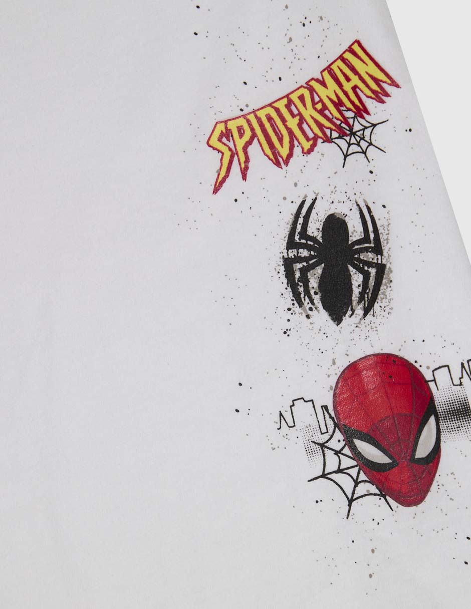 Playera Marvel Dtr Spider-Man Marvel manga corta para niño