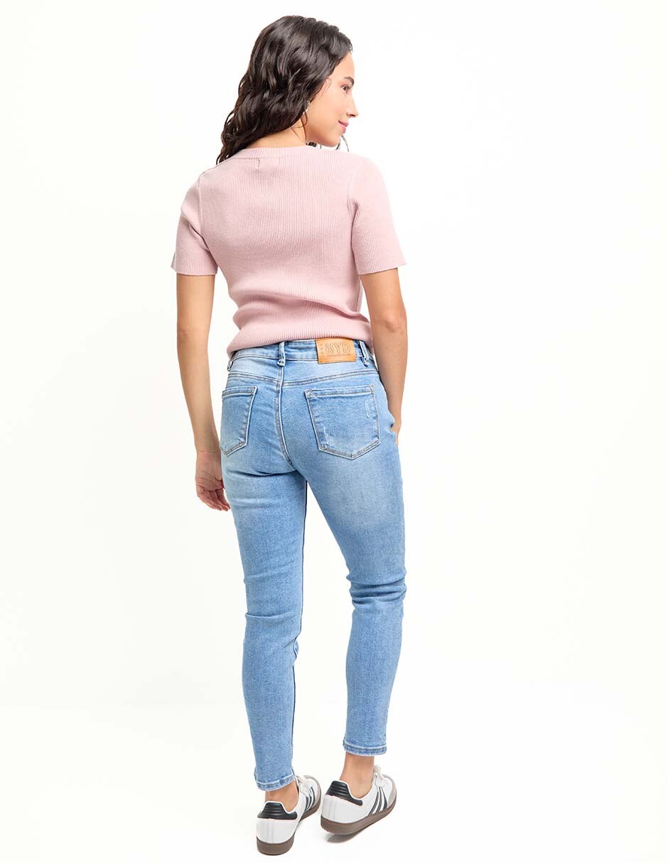 Jeans Skinny Julio corte media cintura para mujer 2