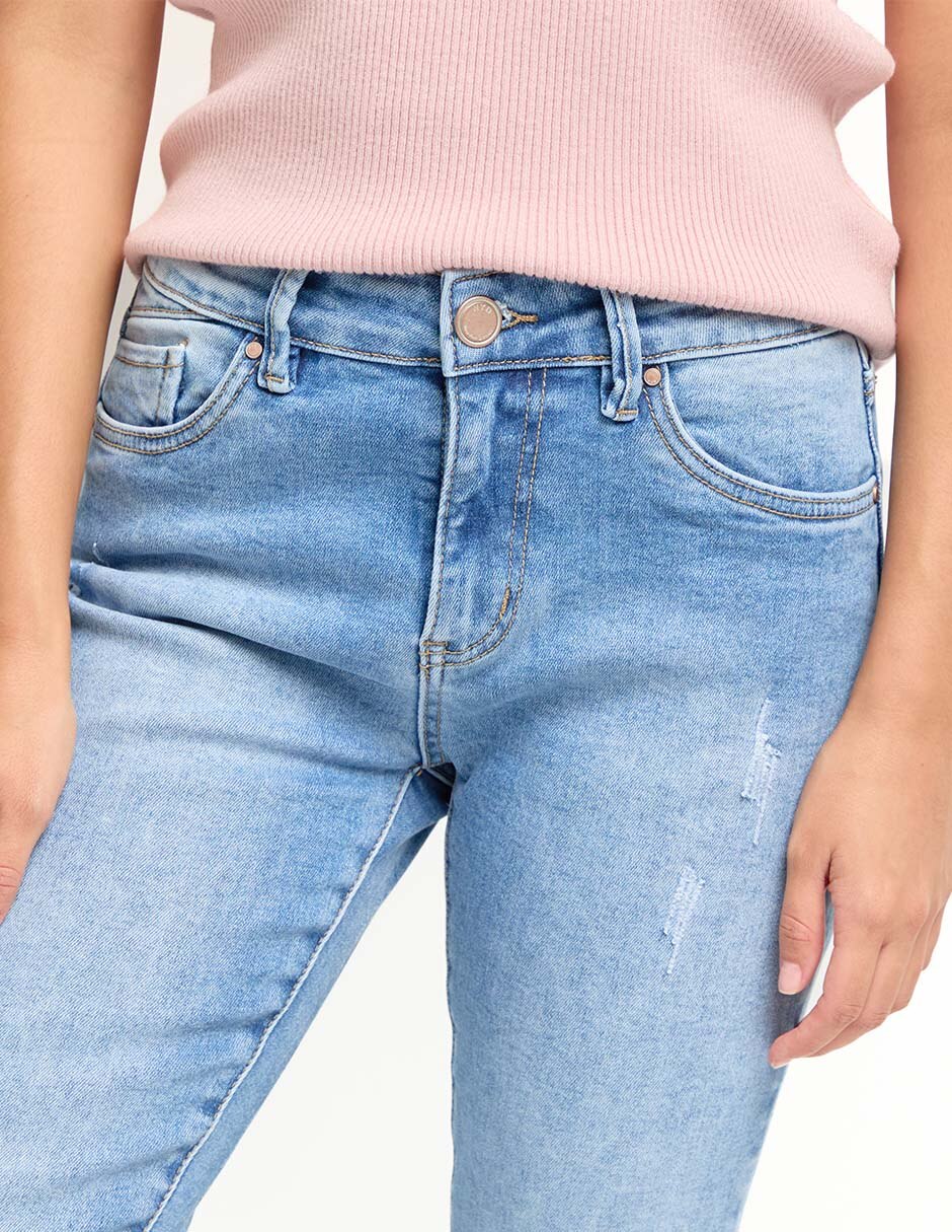 Jeans Skinny Julio corte media cintura para mujer 4