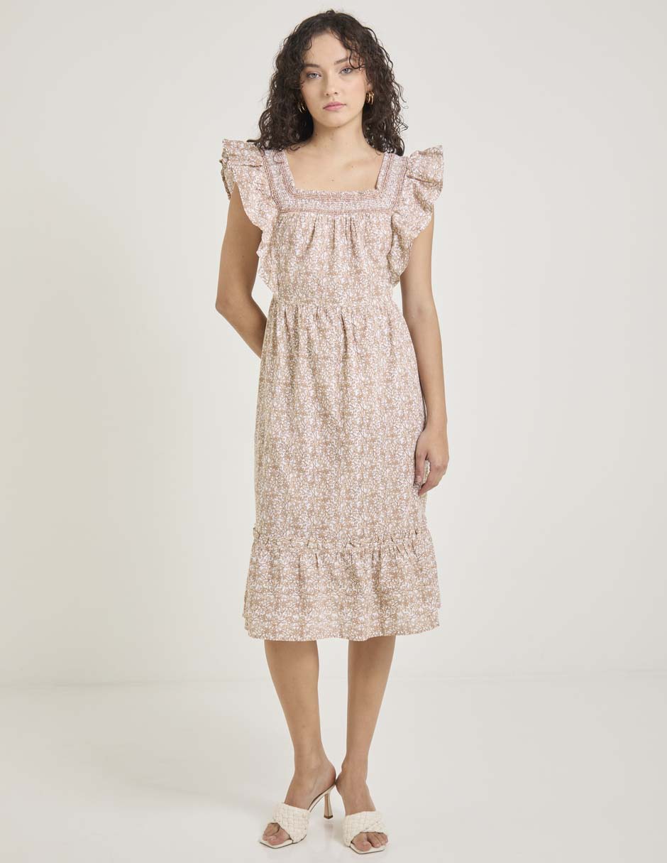 Vestido midi casual Week by Weekend para mujer