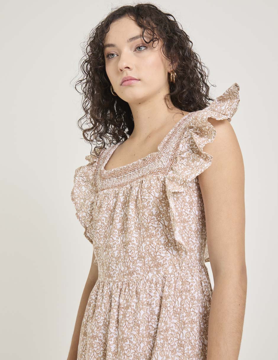 Vestido midi casual Week by Weekend para mujer