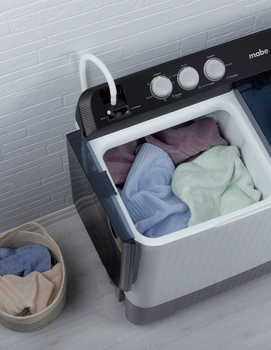 Lavadora 22 kg semiautomática carga superior lmdx2224hbab0