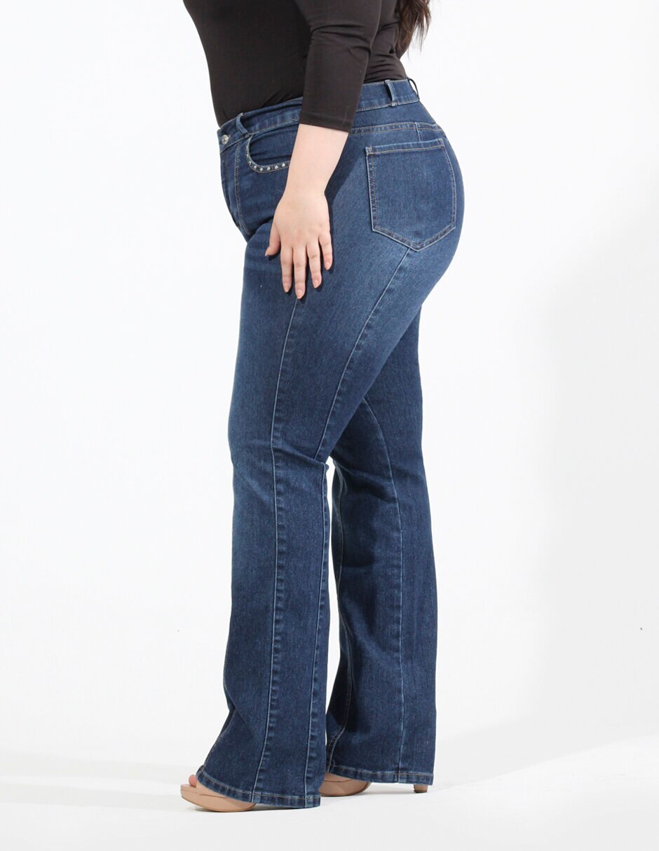 Jeans straight para mujer 2