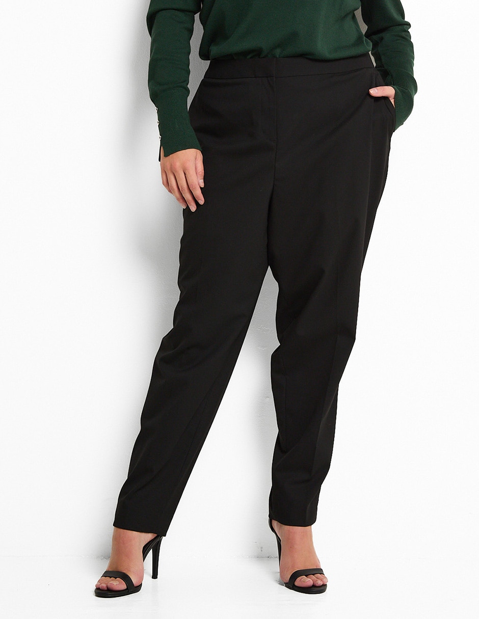 Pantalón de vestir slim para mujer