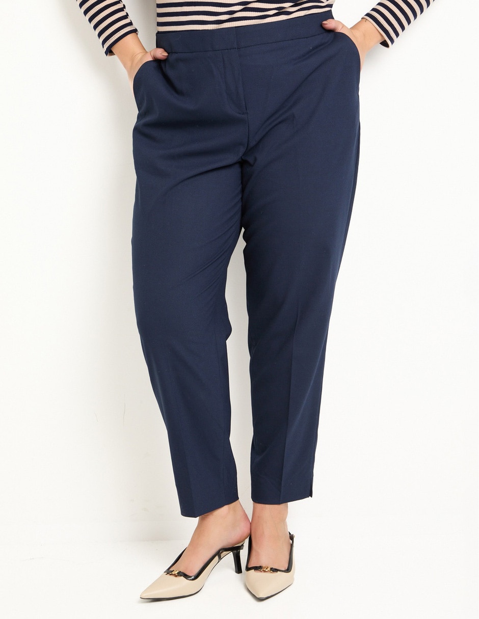 Pantalón de vestir slim para mujer