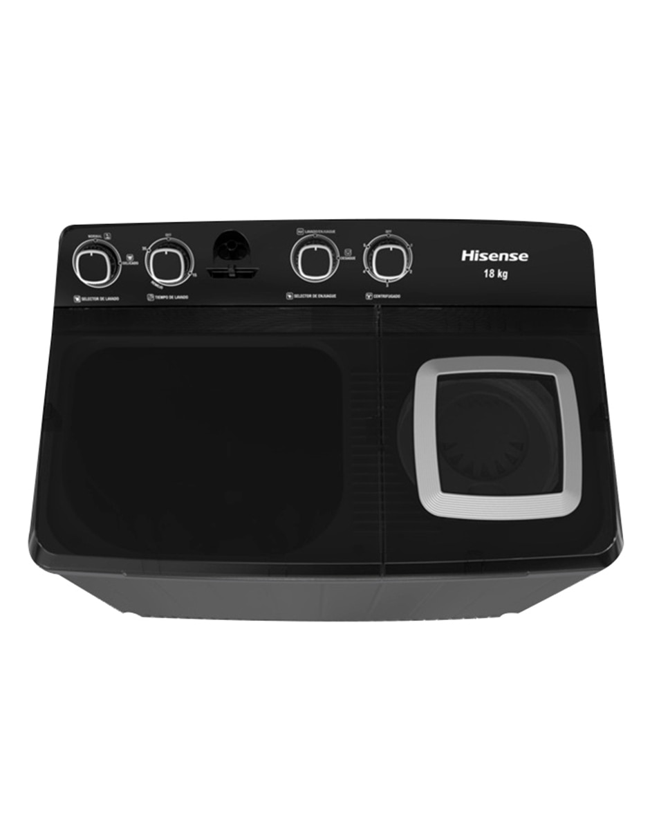 Lavadora doble tina 18 kg semiautomática carga superior wsa1804p 3