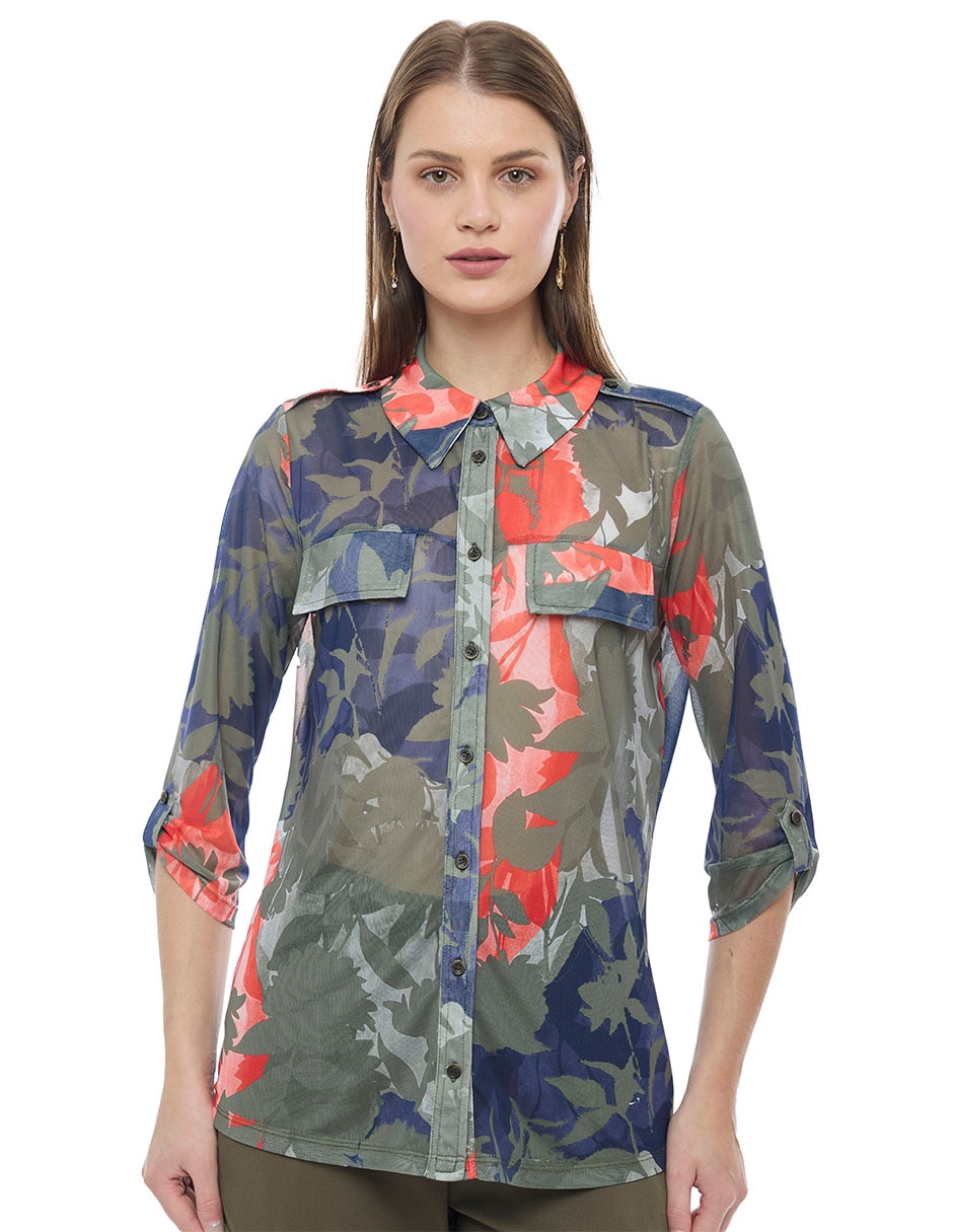 Blusa manga 3/4 para mujer 1