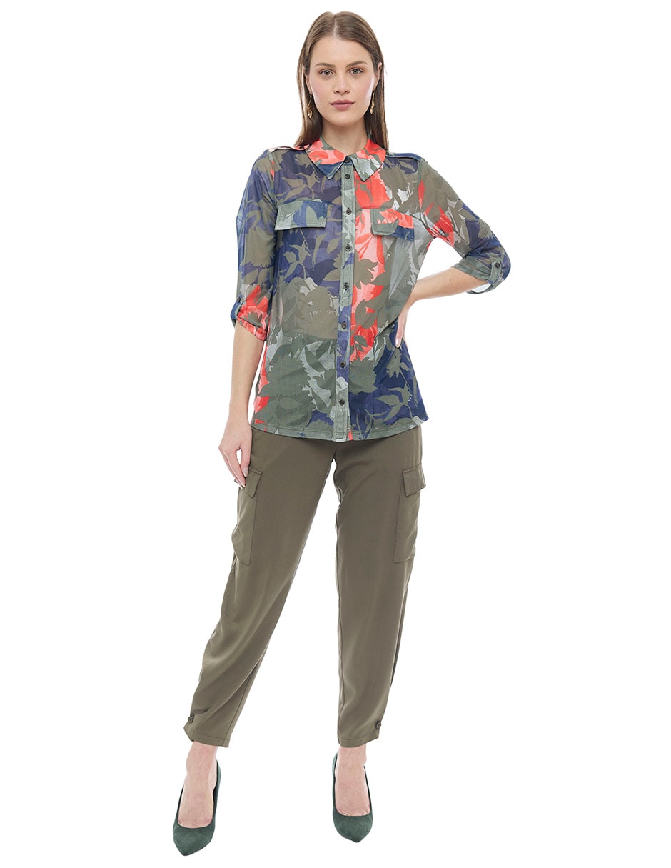 Blusa manga 3/4 para mujer 6