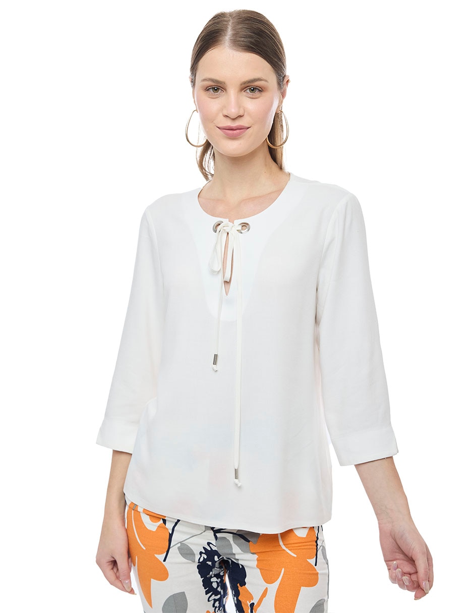 Blusa manga 3/4 para mujer 1