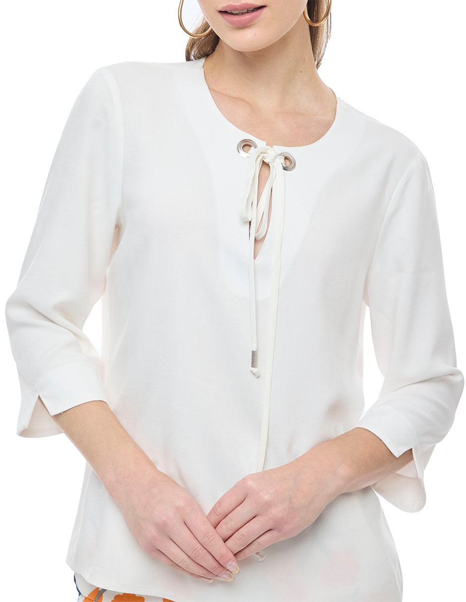 Blusa manga 3/4 para mujer 7