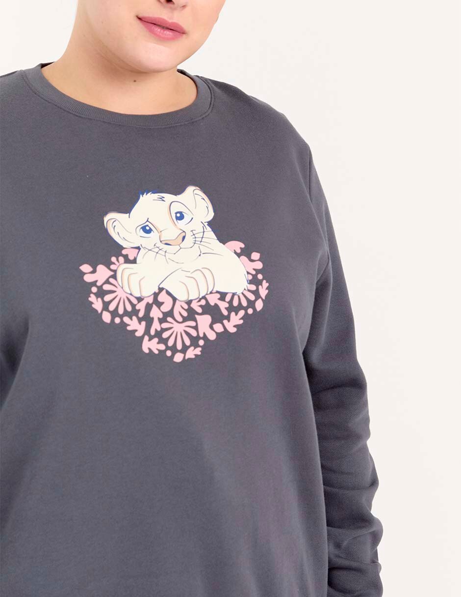 Sudadera Disney Dtr Simba para mujer