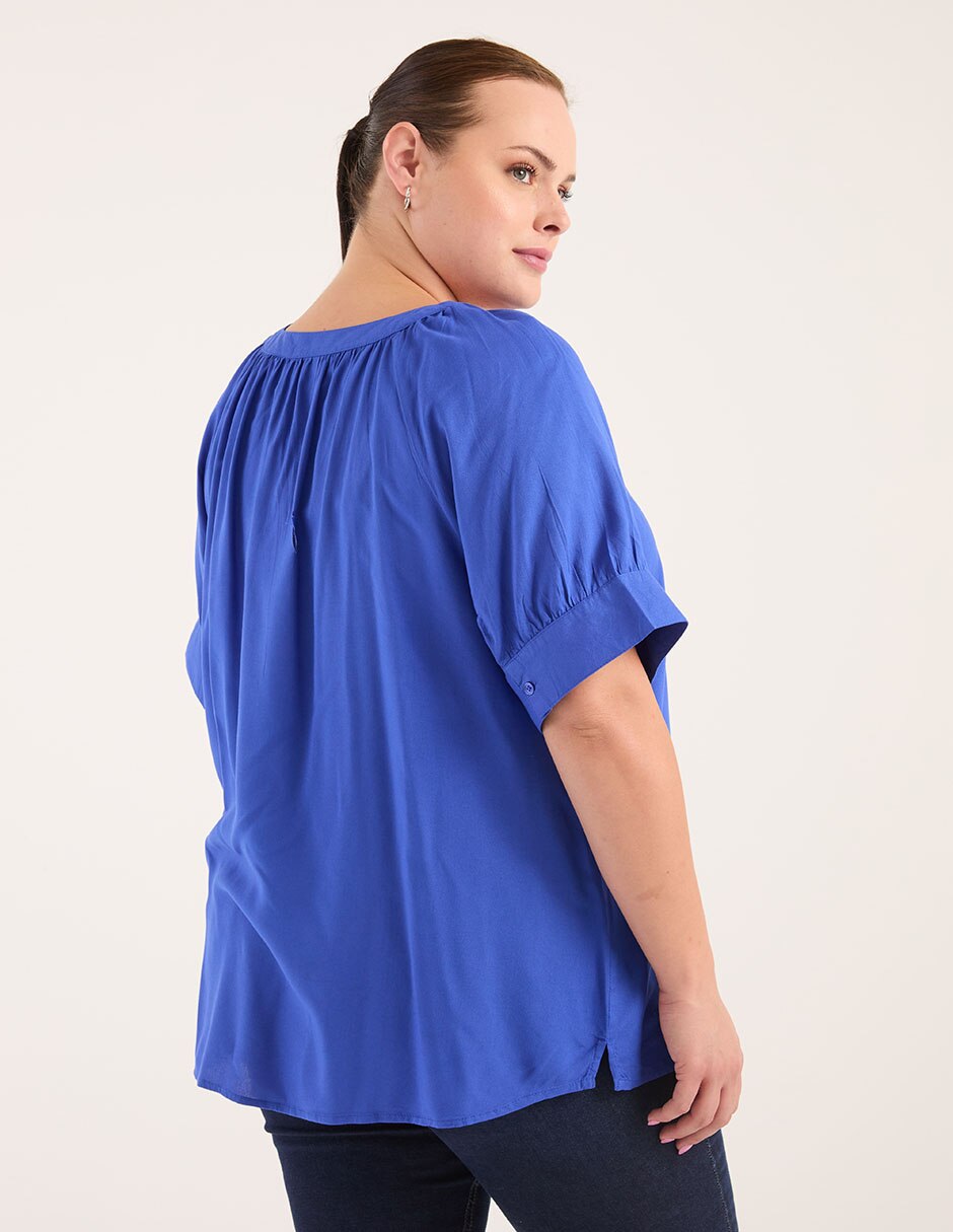Blusa manga corta para mujer 2