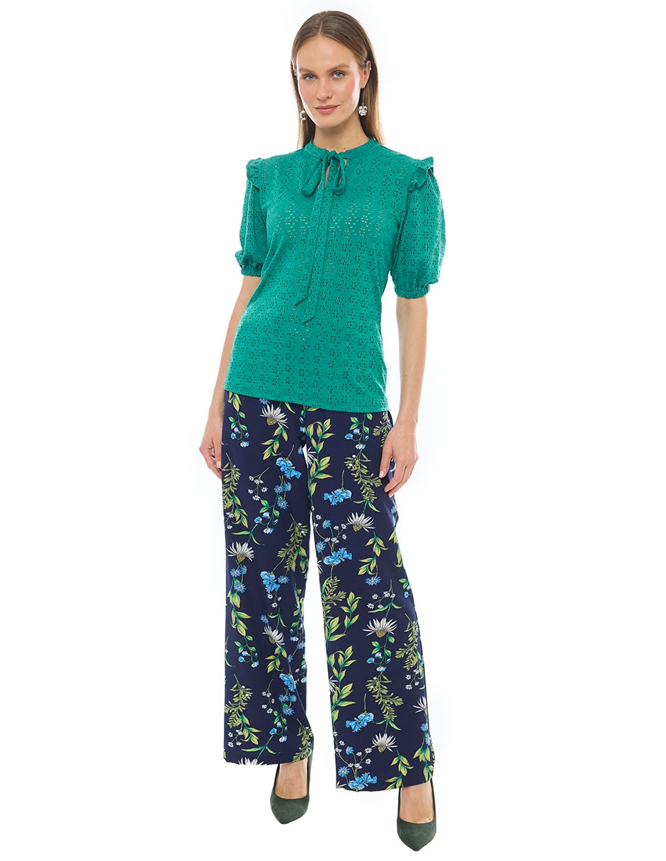 Blusa manga corta para mujer 6