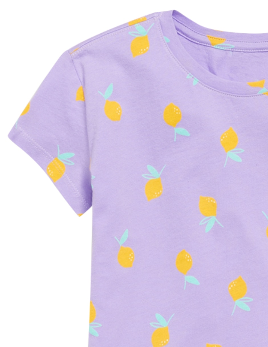 Playera manga corta para niña