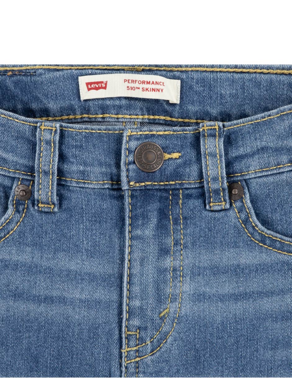 Jeans skinny Levi´s lavado claro para niño