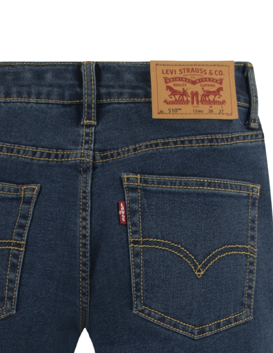 Jeans skinny Levi´s lavado obscuro para niño
