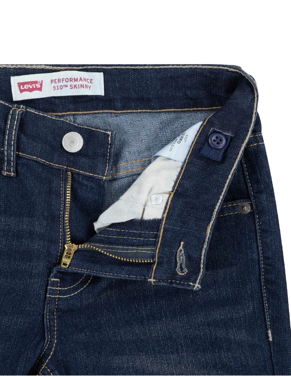 Jeans skinny Levi´s lavado obscuro para niño