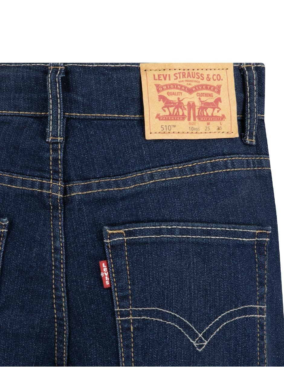 Jeans skinny Levi´s lavado obscuro para niño