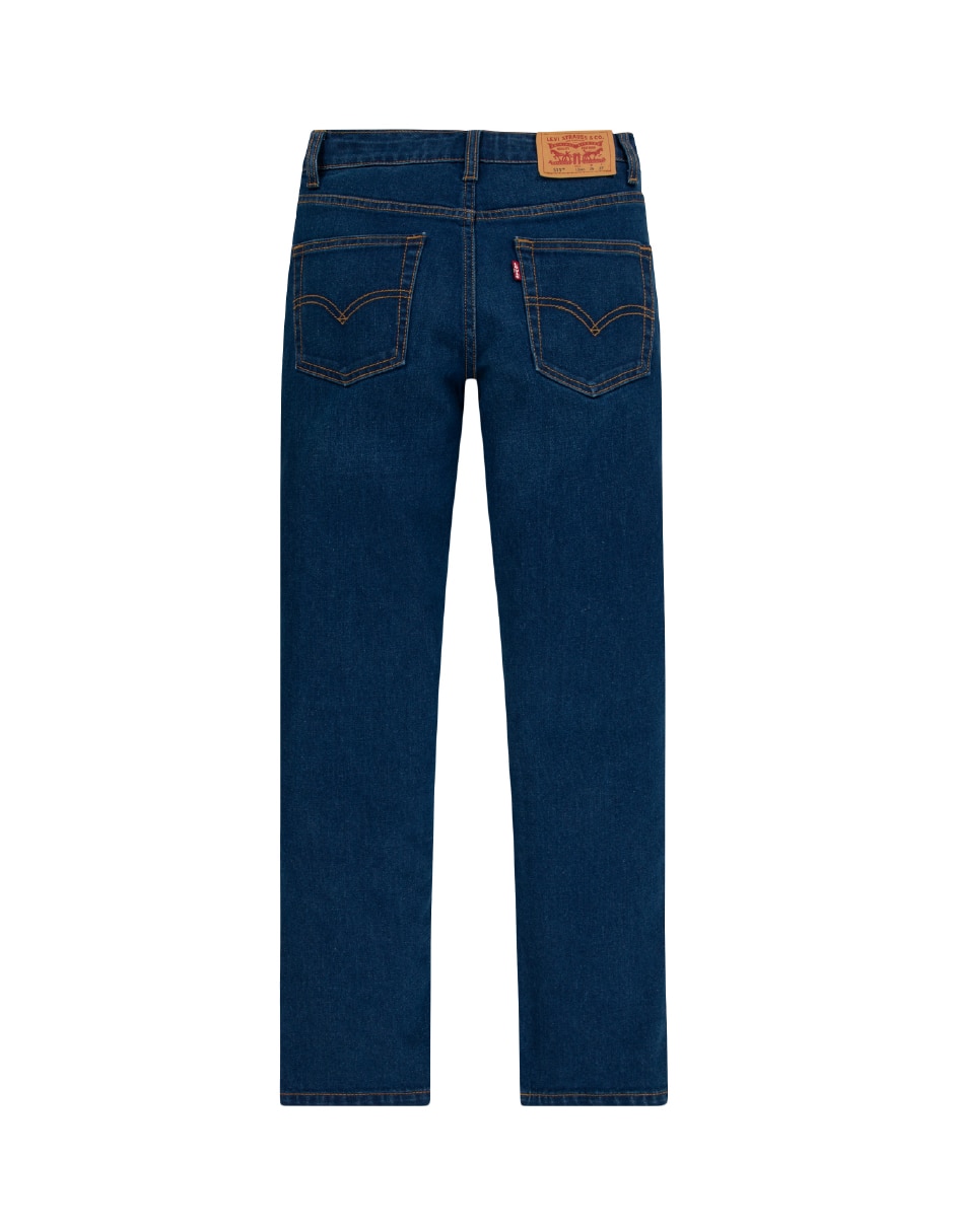 Jeans straight Levi´s lavado obscuro para niño