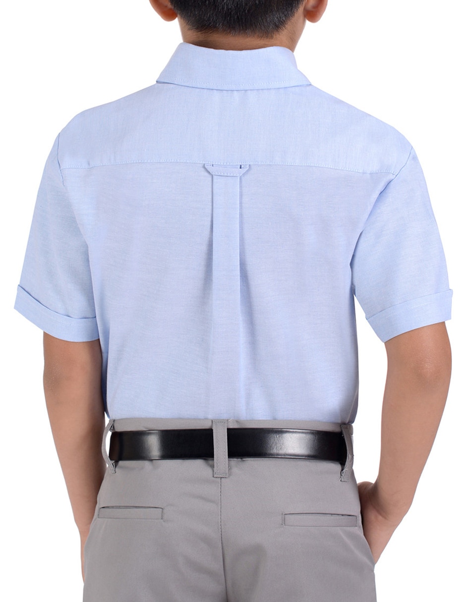 Camisa casual Yale de algodón manga corta para niño