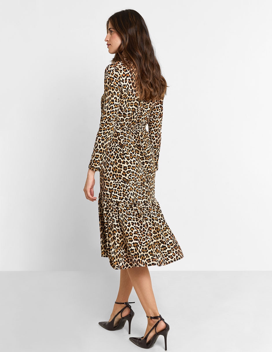 Vestido midi formal Valeria by Trucco para mujer